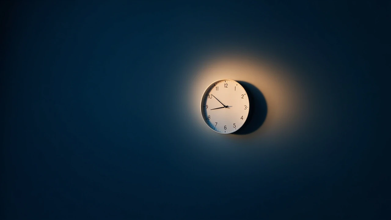 Zegar wskazujący godzinę 23:23 w nocy, symboliczne ujęcie liczb 23 23 znaczenie
